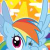 Rainbow Dash  My Little Pony Blue Dragon Noi