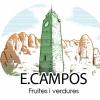 logotip logotipo logo E.CAMPOS fruites i verdures