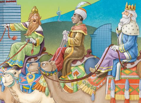 Els Reis Mags Los Reyes Magos the three wise men