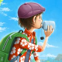 un lloc estrany noi chico boy noia chica girl parella pareja couple aventura adventure guineu zorro fox núvols nubes clouds excursió excursió excursion cel blau cielo azul blue sky