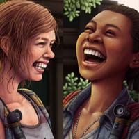 The Last of Us Left Behind fan art naughty dog naughtydog Play Station Playstation Ellie Riley riure risa laugh