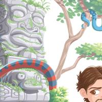 Un Lloc Estrany personatges personajes characters amics amigos friends home hombre man color digital noi dimoni chico demonio devil boy animals animales serp sepriente snake