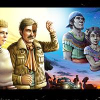 un lloc estrany noia chica girl home hombre man amics amigos friends grup grupo group ornitorrinc ornitorinc ornitorrinco Ornithorhynchus Platypus aventura adventure noia chica girl conill conejo rabbit sàtir sátiro satire