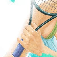 Maria Sharapova tenista tennis player retrat retrato portrait