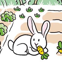 família familia family hort huerto orchard conill conejo rabbit pagès labrador